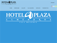 Tablet Screenshot of hotelplazaalmendros.com